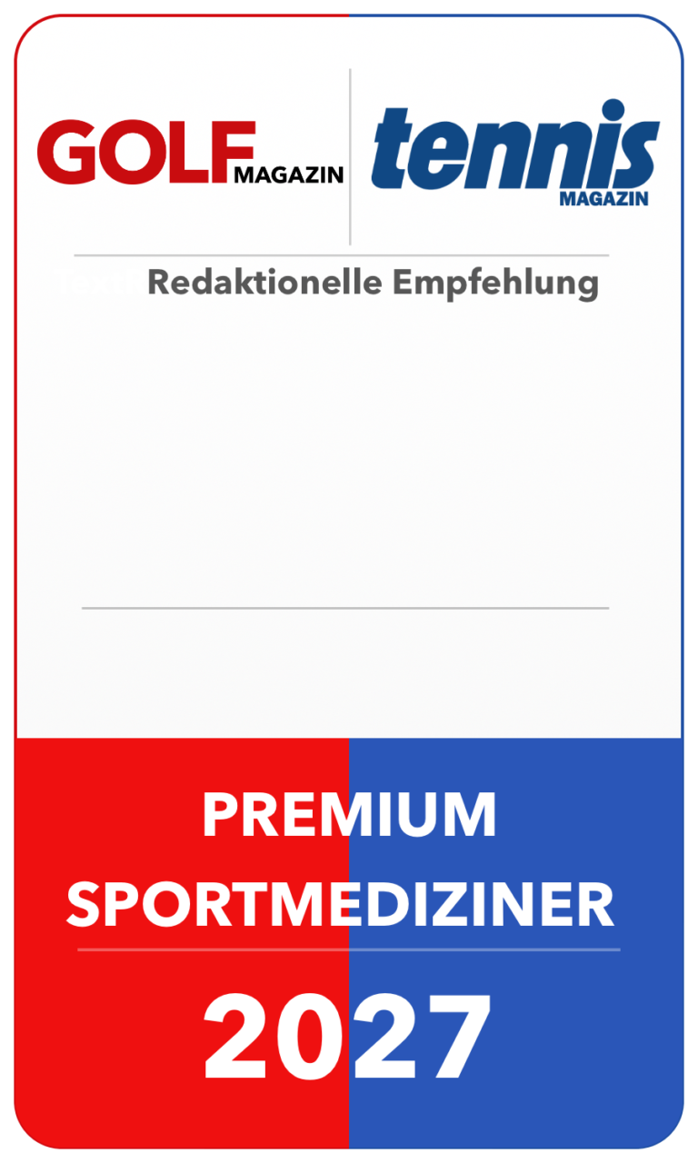 Premium Sportmediziner Golf Tennis 2027